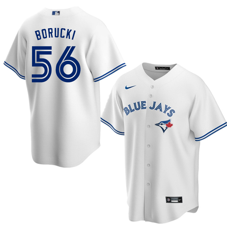 Nike Men #56 Ryan Borucki Toronto Blue Jays Baseball Jerseys Sale-White